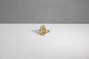 Todd Reed ring in 18k yellow gold, and brown fancy cut diamonds (~2.21ct)
